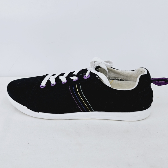 Vionic Beach Stinson Lace-Up Sneaker in Black Size 10 - Picture 3 of 12